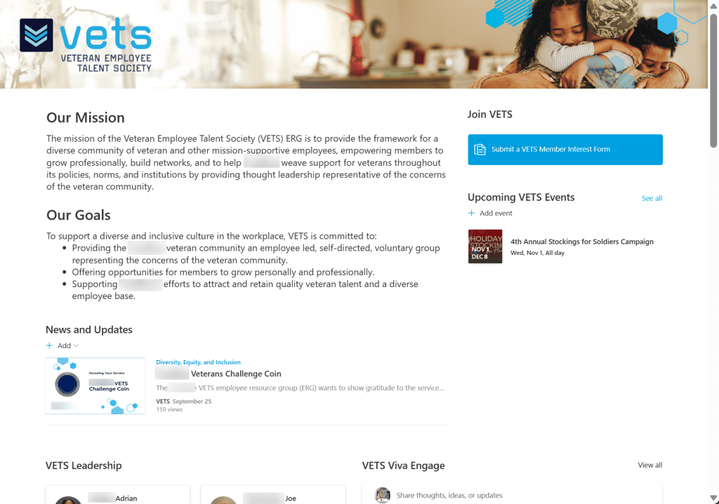 VETS intranet site