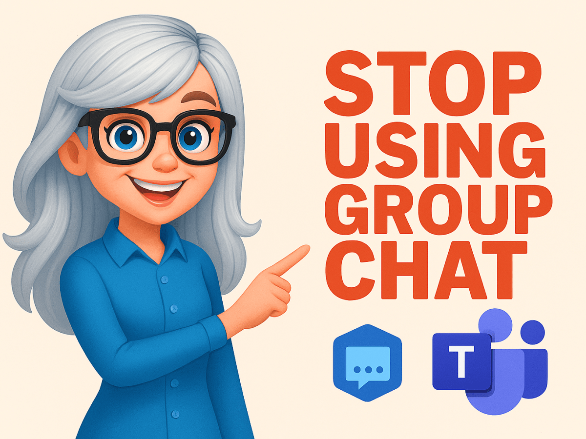 Stop Using Group Chats in&nbsp;Teams